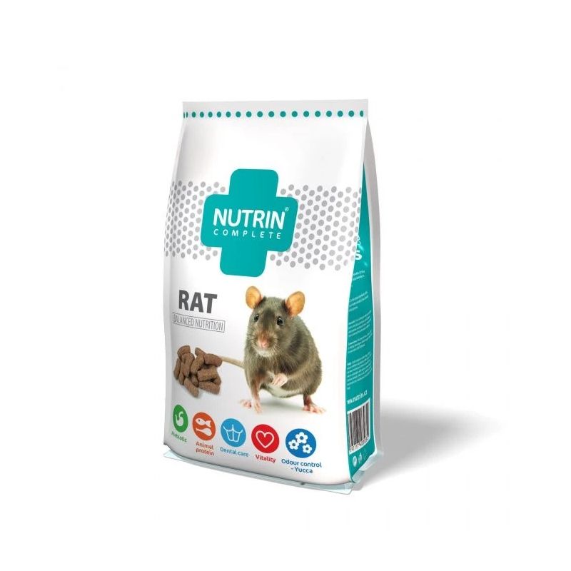 NUTRIN Complete - Rat 400gr - PILNVĒRTĪGA EKSTRUDES BARĪBA ŽURKĀM