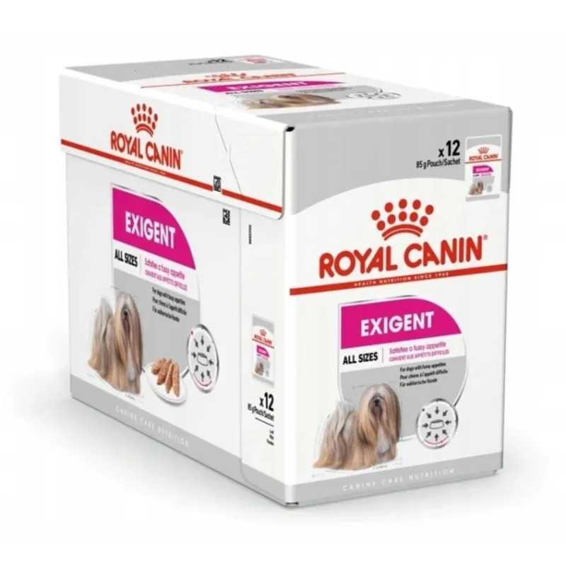 Mitrā barība ,konservi, suņiem Royal Canin Exigent Pâté, 0.085 kg x 12 gab.