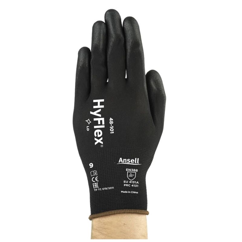 Cimdi ar pu ansell hyflex48-101 8 izm