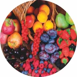 Burkas vāks Okko, daudzkrāsaina, 82 mm