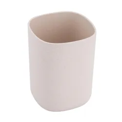 Стакан для ванной Domoletti Naples BPO-2903-2C, бежевый цв., 7.6 см x 10.5 см x 7.6 см