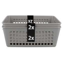 Kastu komplekts plastm.2gab15.5x11.5x6cm