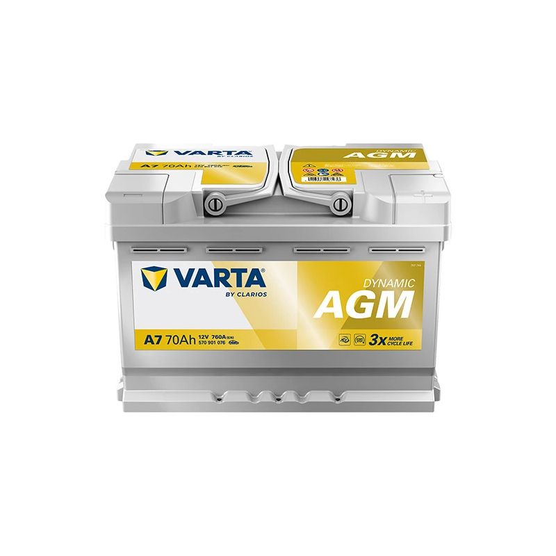 Akum varta agm 570901076 e39 70ah-760a