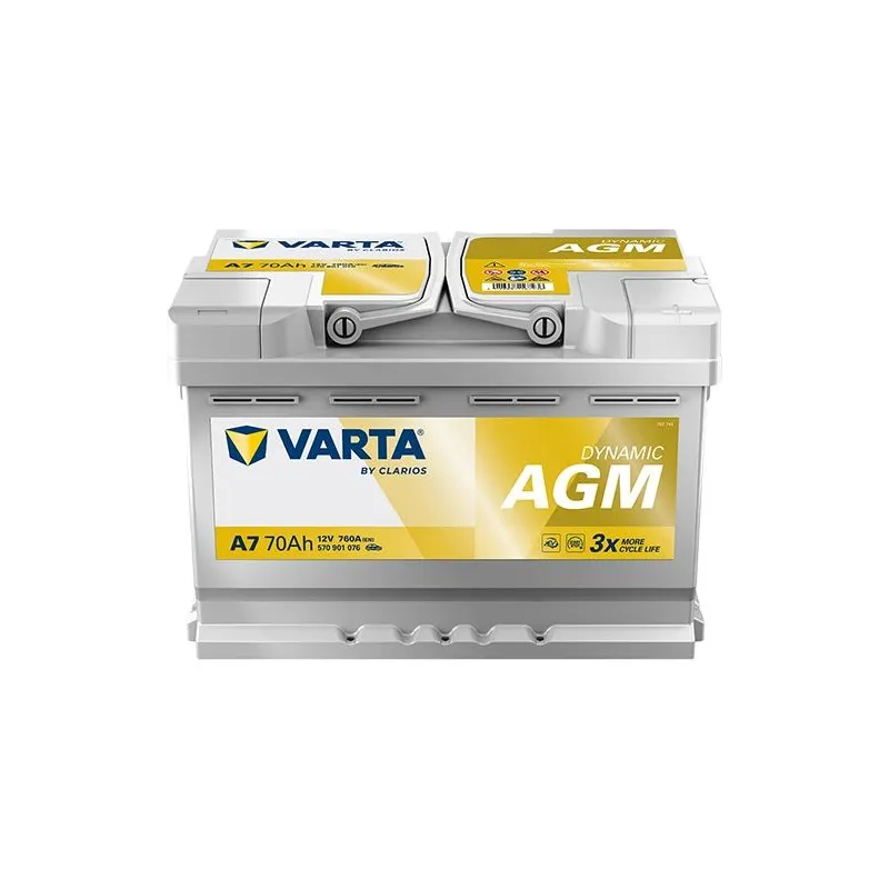 Akumulators Varta Silver Dynamic E39, 12 V, 70 Ah, 760 A