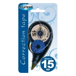 Korekcijas lente Centrum 83474, 15000 mm x 5 mm, balta krās.