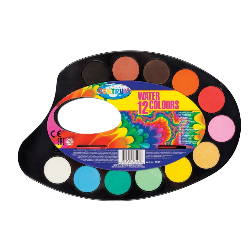 Krāsa akvareļu Centrum 87501, 12 kr.