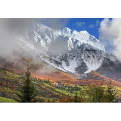 Puzle Brain Games Caucasus Mountains, Georgia 19914, 48.2 cm x 68.2 cm, 1000 gab., daudzkrāsaina