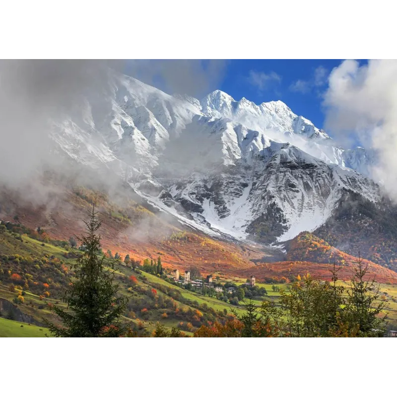 Puzle Brain Games Caucasus Mountains, Georgia 19914, 48.2 cm x 68.2 cm, 1000 gab., daudzkrāsaina