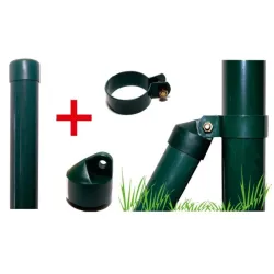 Atbalsta statnes pārsegs Garden Center 38 mm, melna krās.