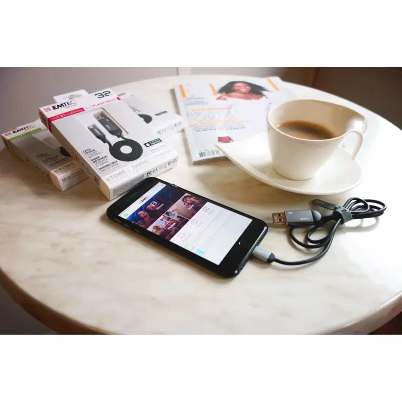 Emtec Cable USB-A to Lightning 1.2m