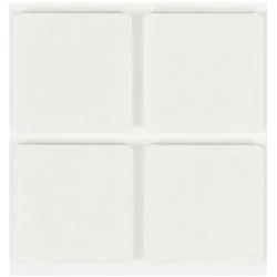 Mööblivilt Haushalt, valge v., 3.5 cm x 3.5 cm, 4 tk