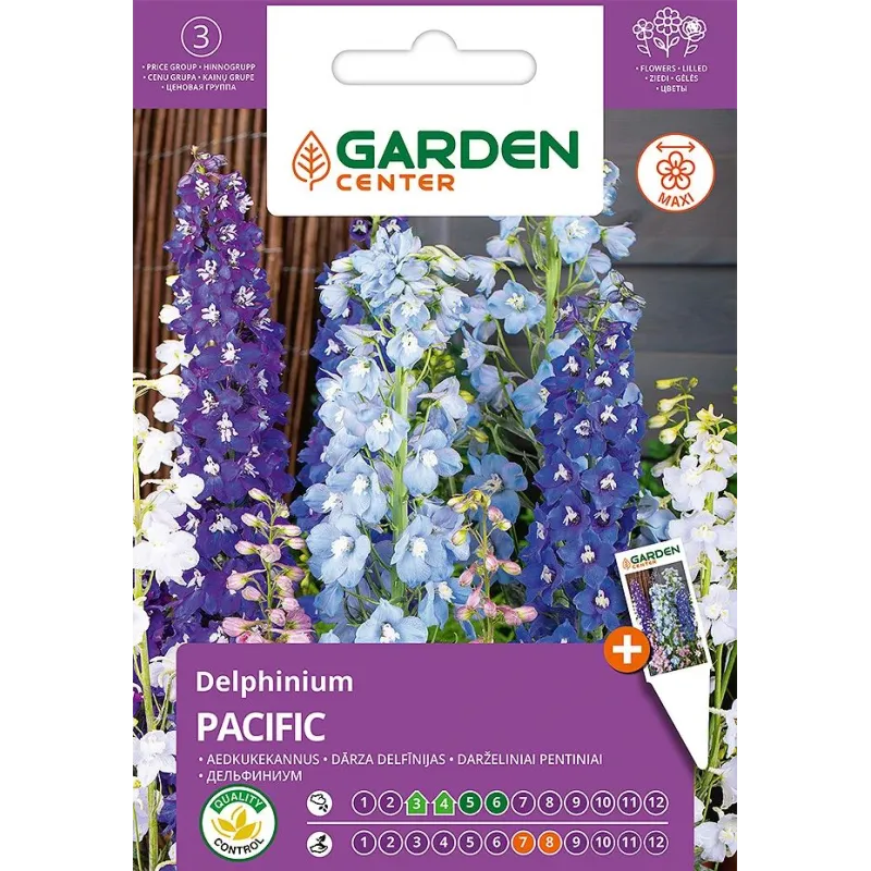 Sēklas Garden Center gaiļpieši PACIFIC, 0.5 g