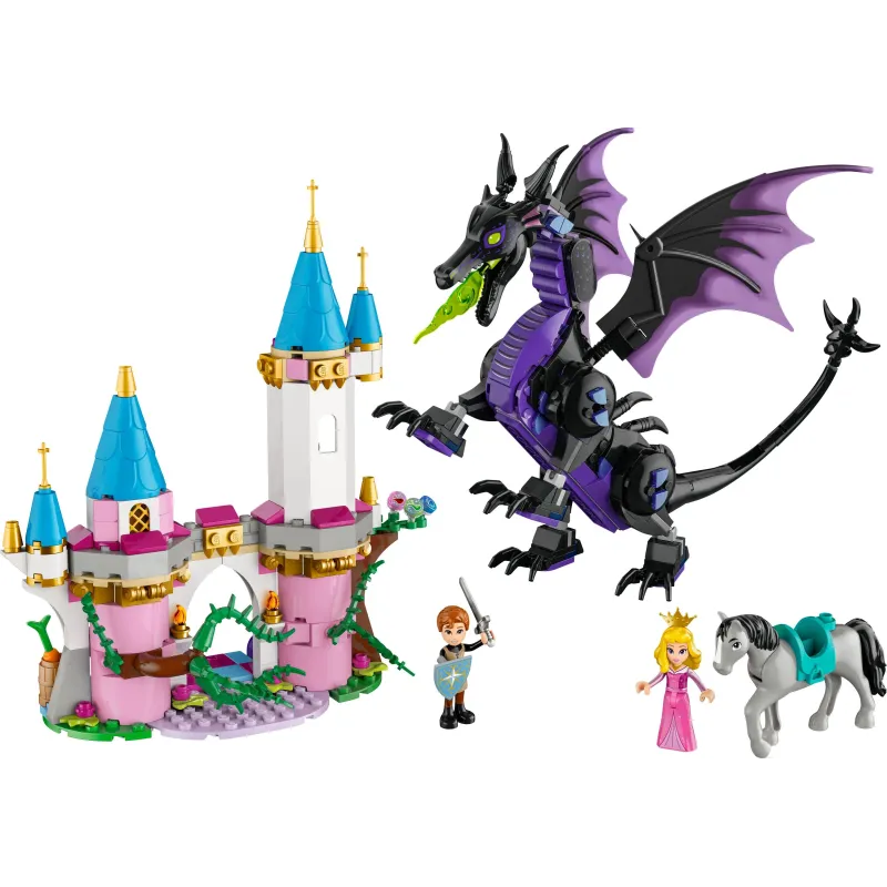 Konstruktors LEGO ǀ Disney Princess Malefisentas pūķa forma 43240, 583 gab.
