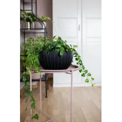 Цветочный горшок Lamela Mira 918-04, пластик, черный