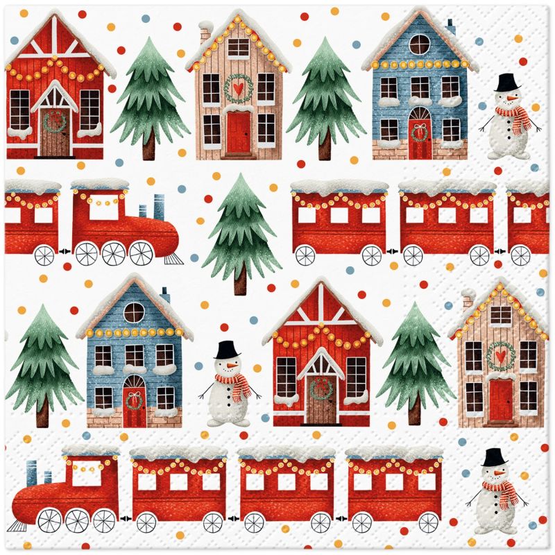 Salvetes pap.ziemassv.pils.33x33cm 20gab