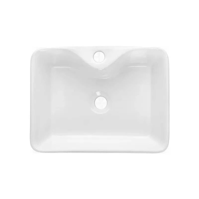 Vannas istabas izlietne Invena Neri, keramika, 49 cm x 38 cm x 13 cm, balta