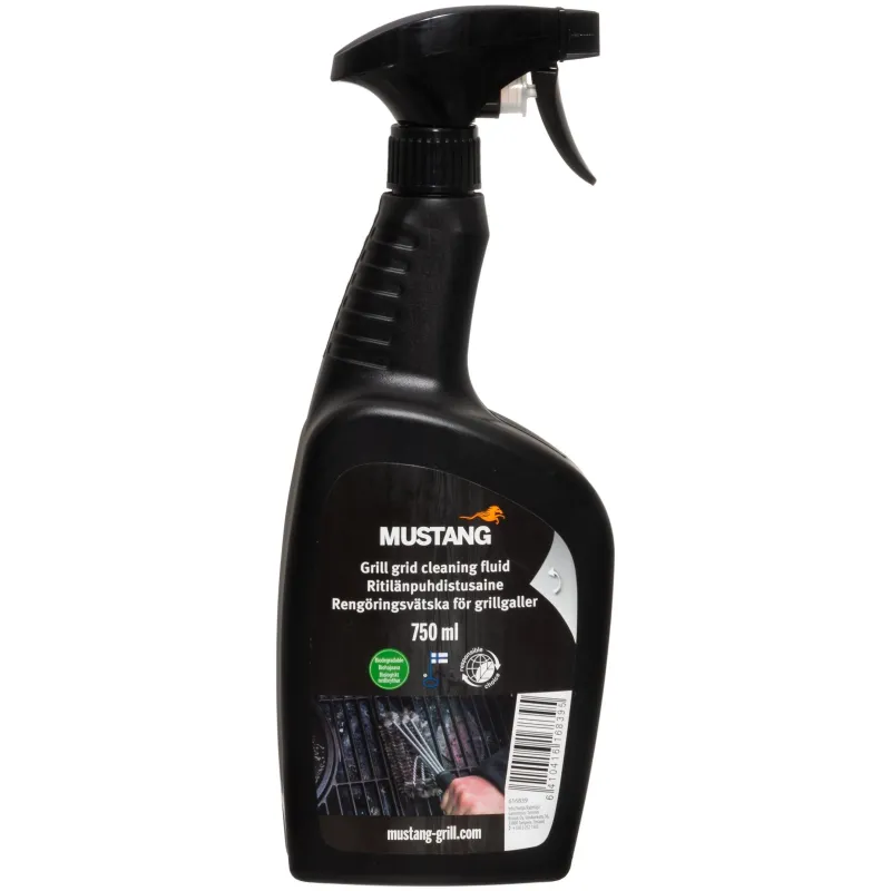 Tīrīšanas līdzeklis Mustang, nerūsējošā tērauda virsmām-grila režģiem, 0.75 l