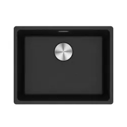 Virtuves izlietne Franke 125.0683.140, 43.3 cm x 55.3 cm x 20 cm, melna