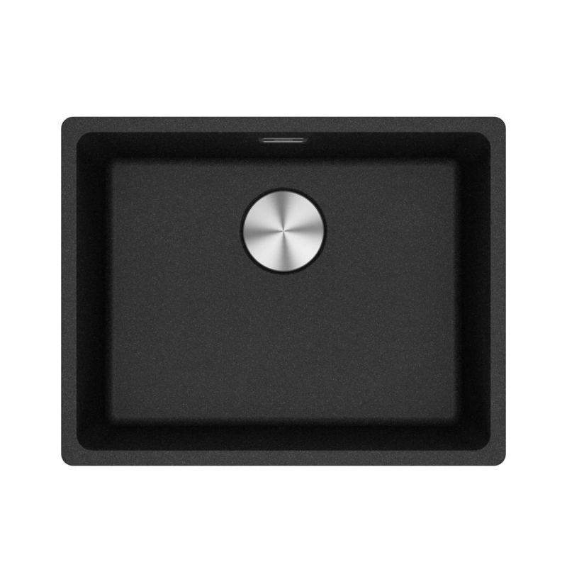 Virtuves izlietne Franke 125.0683.140, 43.3 cm x 55.3 cm x 20 cm, melna