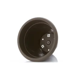 Lillepott Plasticotto, plastik, pruun v.