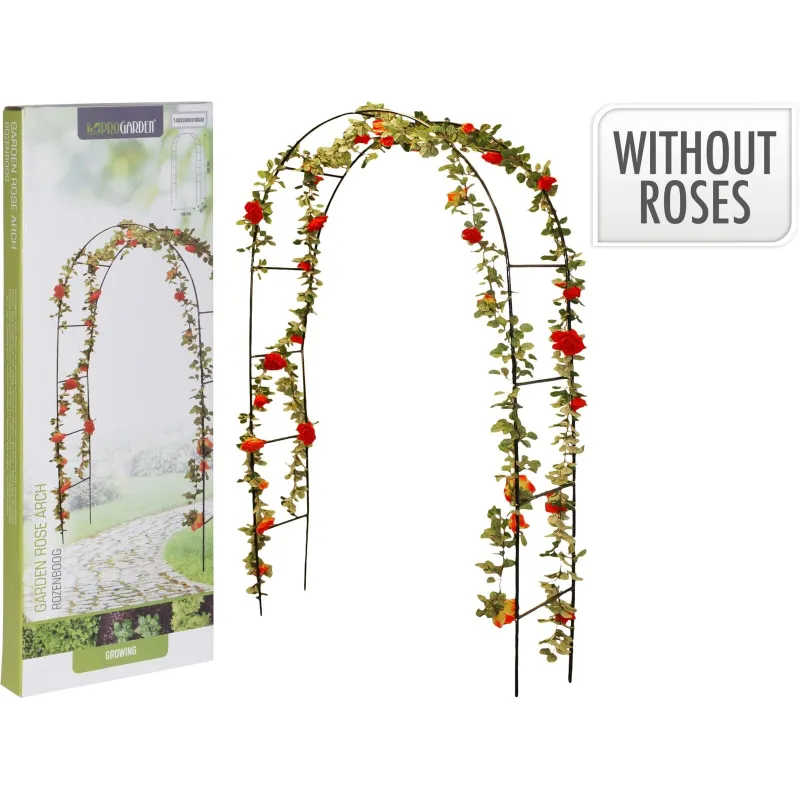 Dārza arka rozēm ProGarden, 140 cm x 36 cm x 240 cm