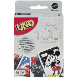 Uno kortų žaidimas Mattel Games „Disney“ 100