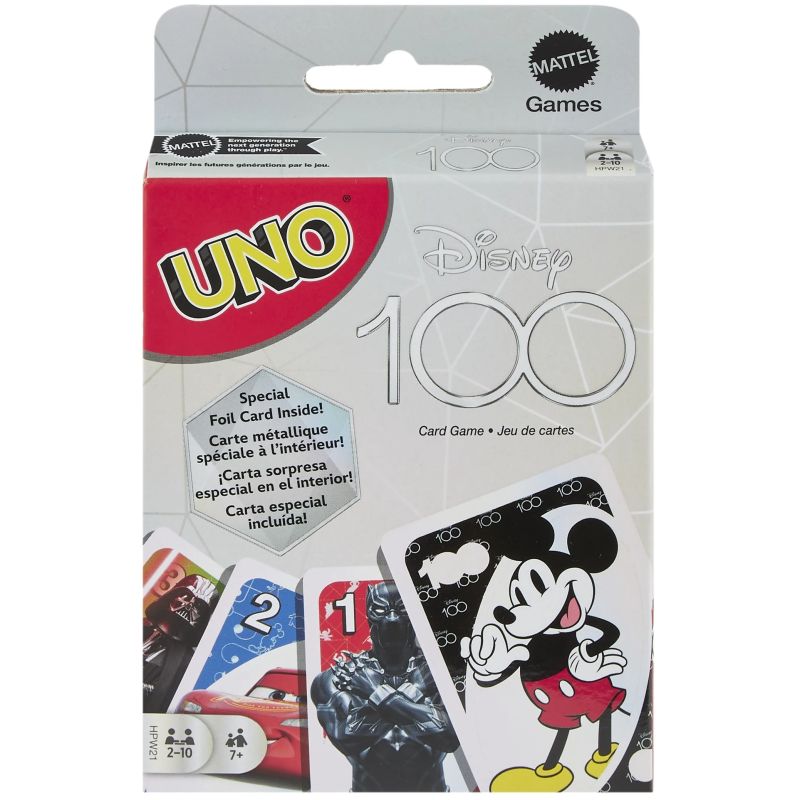 Spēle galda uno kārtis disney