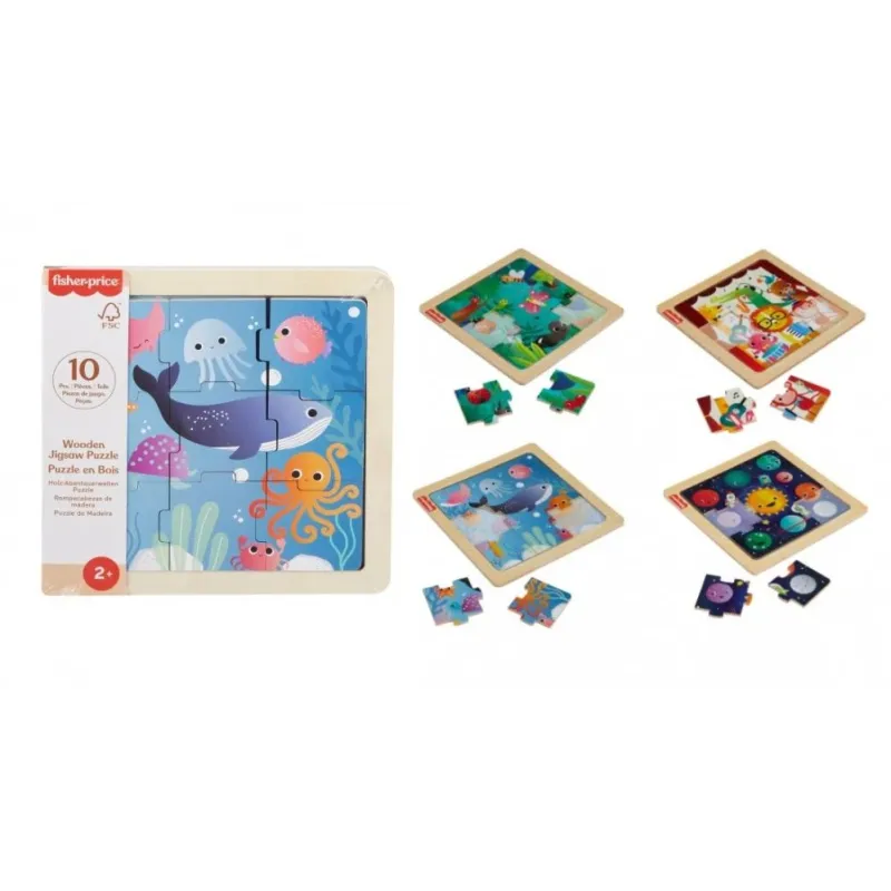 Rotaļlieta fisherprice koka puzle hxv15