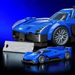 Konstruktor Mattel Hot Wheels Speed Series Cadillac JFR89, 236 tk, sinine