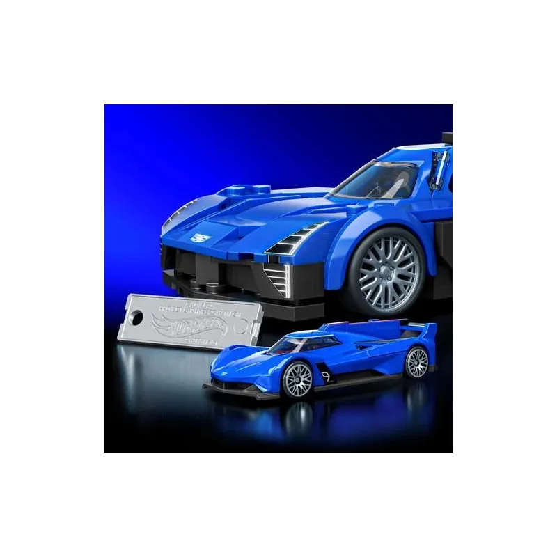 Konstruktors Mattel Hot Wheels Speed Series Cadillac JFR89, 236 gab., zila