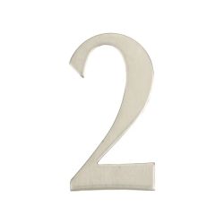 Uksenumber Haushalt SS-2, 6.2 cm x 3.5 cm, roostevaba teras, roostevaba teras v.