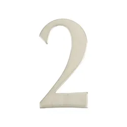 Durvju numurs 2 nerūsošais tērauds 62 mm