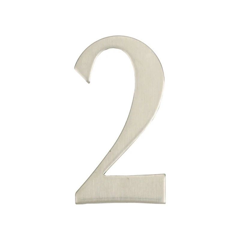 Durvju numurs 2 nerūsošais tērauds 62 mm