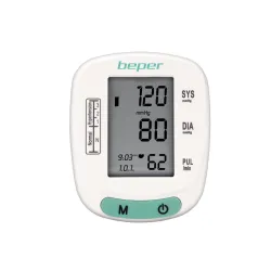 Vererõhuaparaat randmele Beper 40.121, valge v.-hall v.