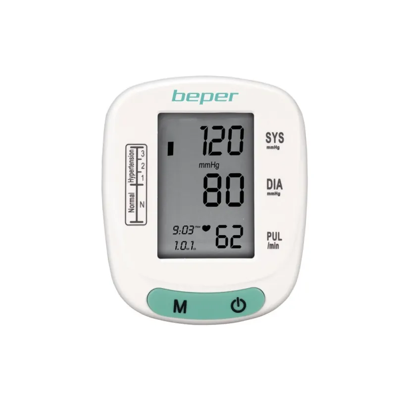 Riešinis kraujospūdžio matuoklis Beper 40.121, balta sp.-pilka sp.