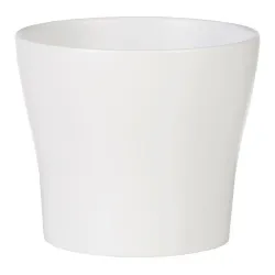 Цветочный горшок Scheurich Panna 31641, керамика, белый цв.