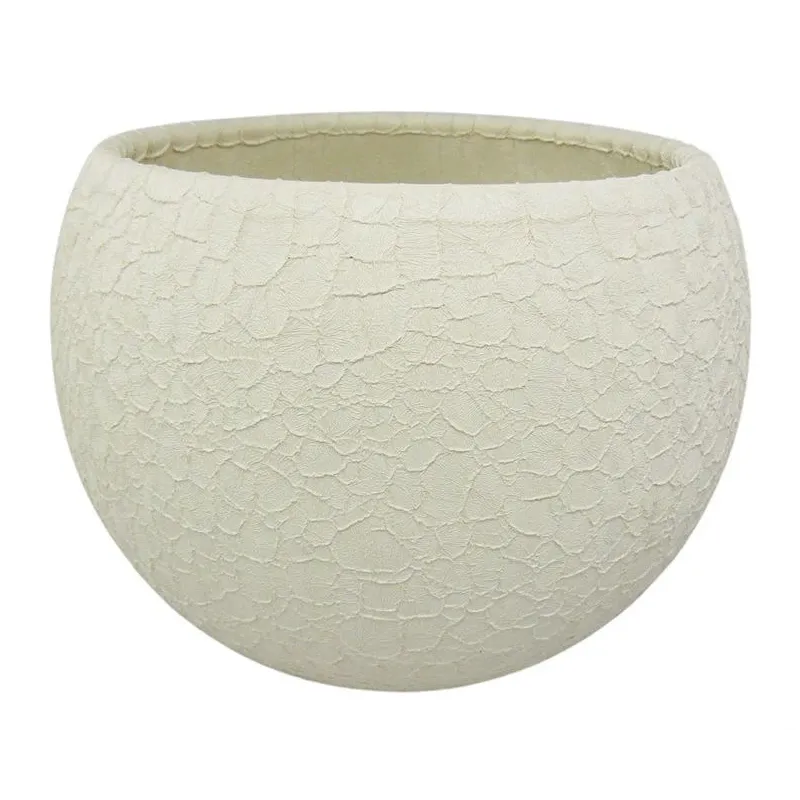 Pods puķu ker lizard d17 h12 krēmīgs