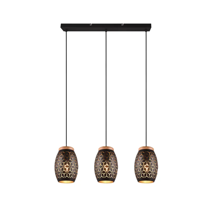 Lampa karināms Reality Bidar R31573080, E27, 3 x 40 W