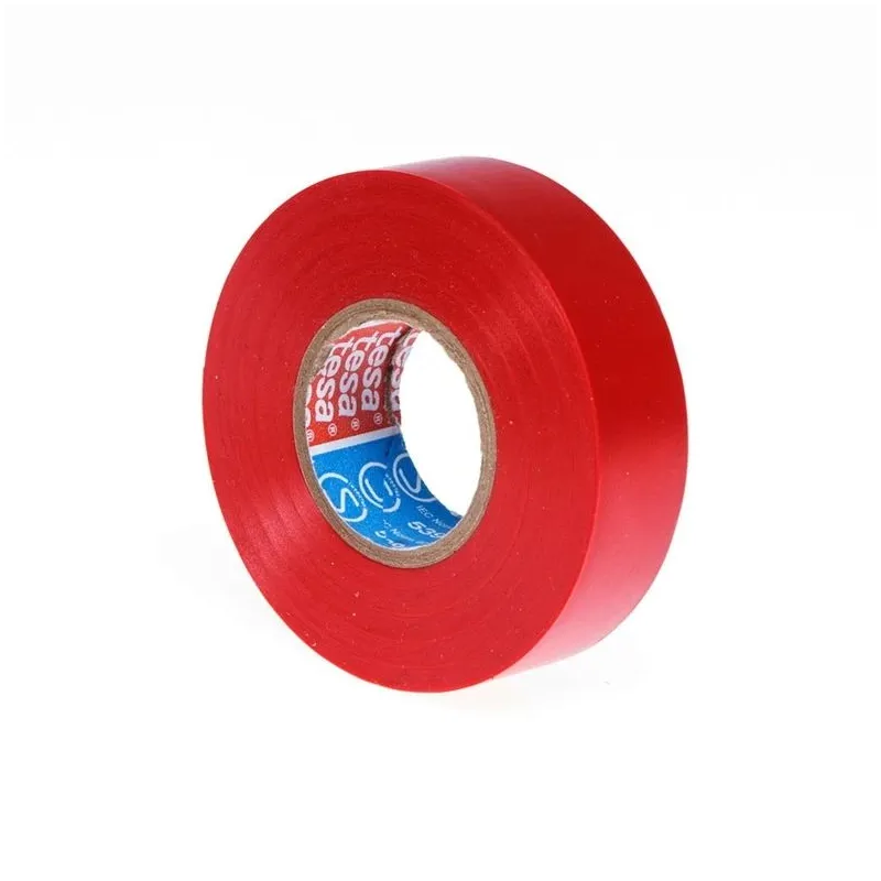 Elektrības izolācijas lente Tesa 53988, sarkana krās., 20 m
