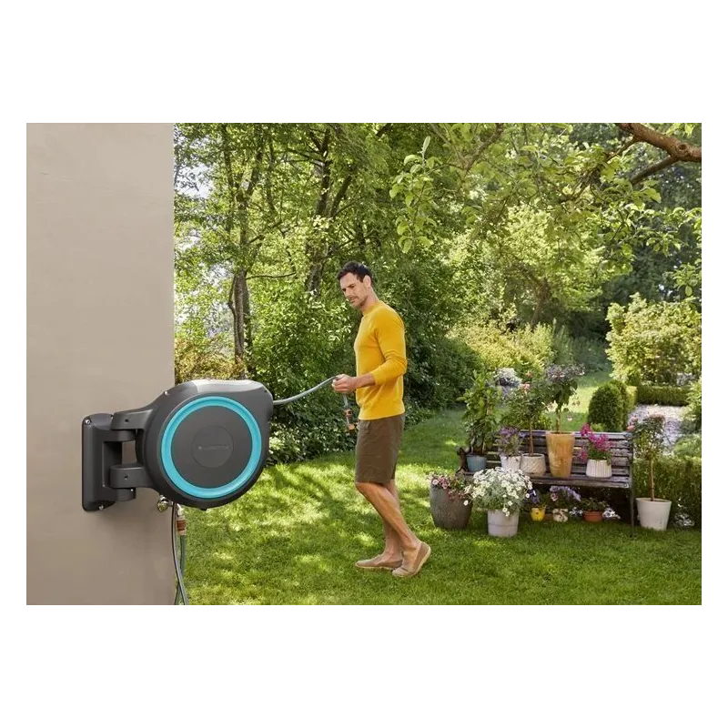 Automātiskā šļūtenes spole Gardena RollUp M-L 18620-20 RollUp M-L 18620-20