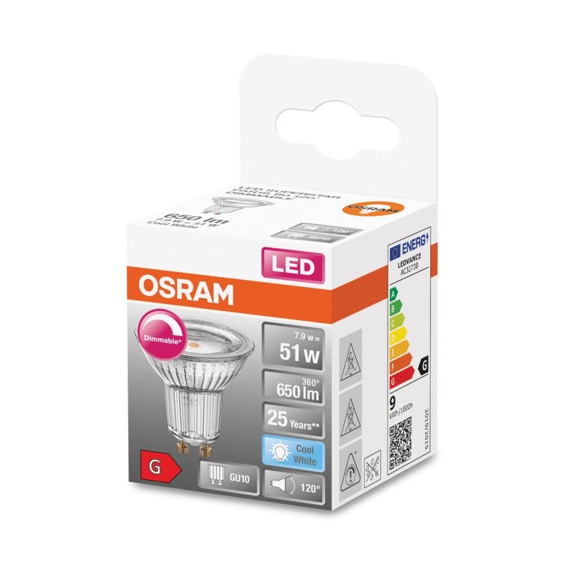 Spuldze led gu10 par16 dim 7.9w-940