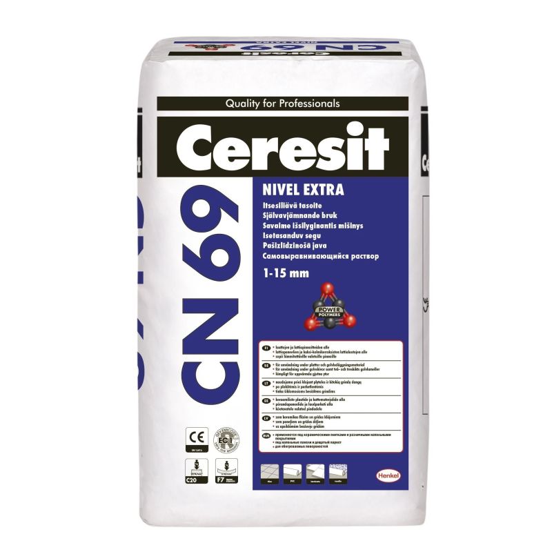 Līdzinātājs ceresit cn69 1-15mm 25kg