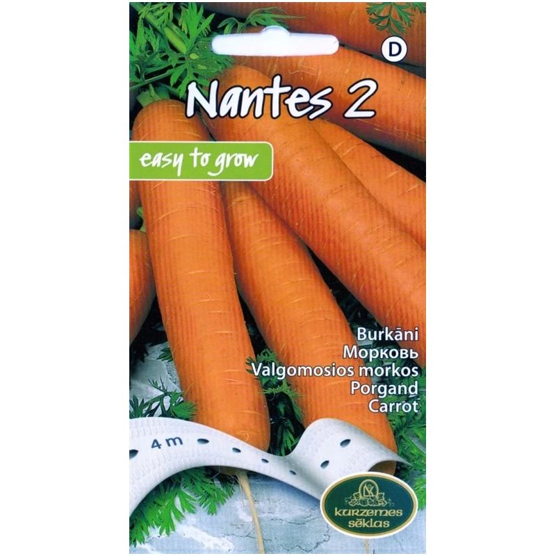 Sēklas burkāni nantes 2