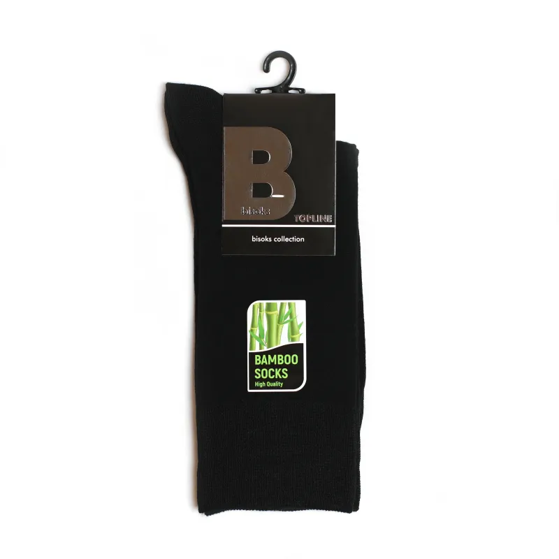 Vīriešu zeķes Bisoks, melna krās., 43-46