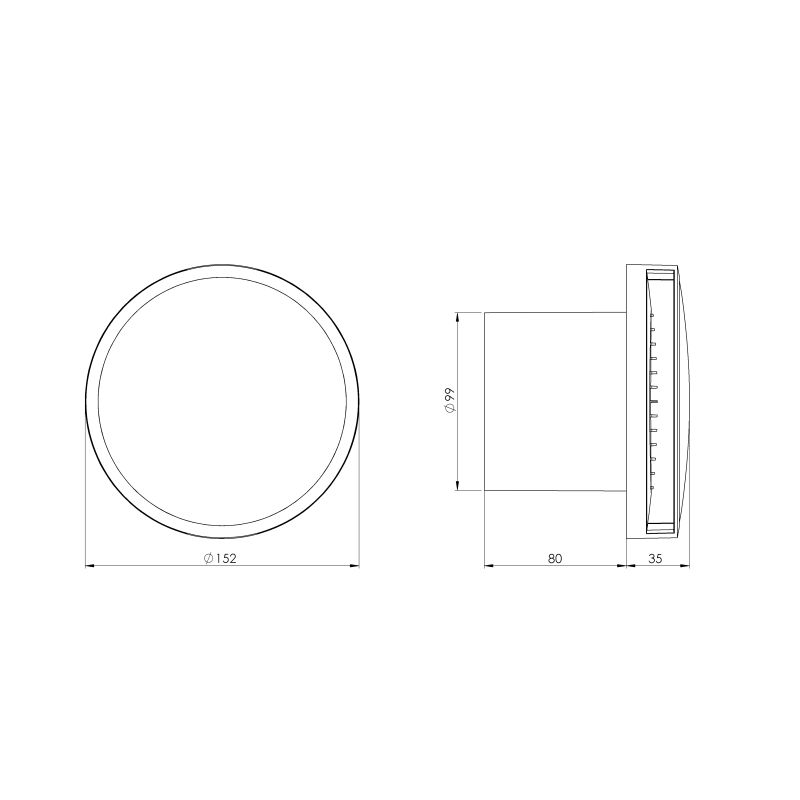 Ventil. e-extra d100mmar vāku sudraba