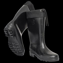 012K Vīriešu PVC zābaki ar manžeti,melni 42 izm.