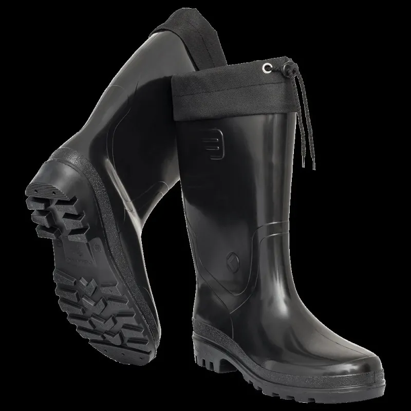 012K Vīriešu PVC zābaki ar manžeti,melni 42 izm.