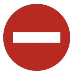 Zīme ieeja aizliegta d10