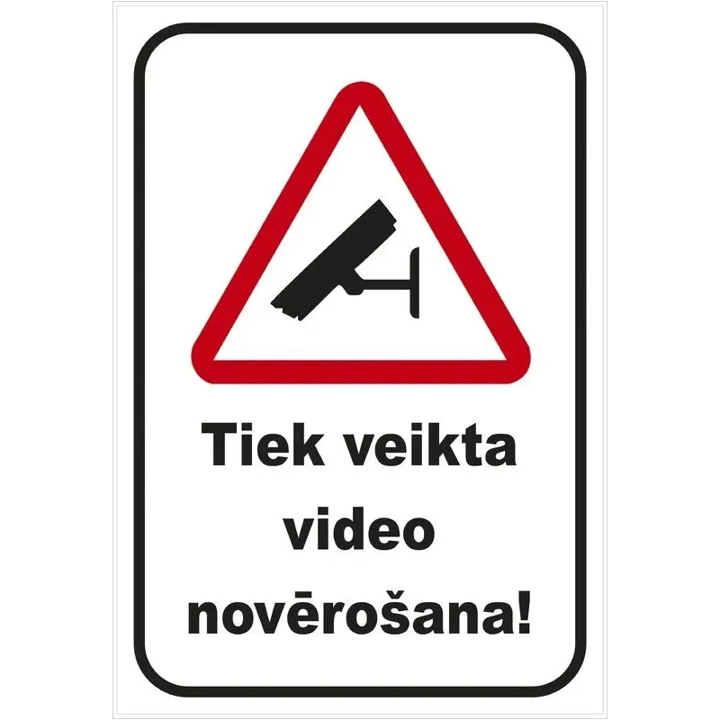 Informācijas zīme, 22 cm x 32 cm