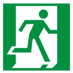 Norāde durvis evakuācijas ceļā 10x10